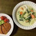 クック8ZQE9T☆'s cooksnap of when they made 海鮮とほうれん草のクリーム煮.