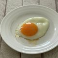 まくのうち's cooksnap of when they made 黄身が綺麗な目玉焼きの作り方*半熟.