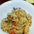 やつはしひじり's cooksnap of when they made 葉付きにんじんの味ご飯　(炊き込みご飯).