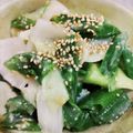 kazukin3's cooksnap of when they made 春の一品！！葉玉ねぎのぬた和え.