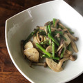栗丸うさぎ's cooksnap of when they made アスパラときのこのバター炒め.