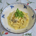 mmameco's cooksnap of when they made 新玉ねぎを使った、アサリの剥き身の卵とじ.