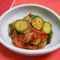めなよ's cooksnap of when they made 簡単きゅうりとキムチの和え物.
