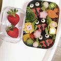 さるぱんだ's cooksnap of when they made キャラ弁 てんとう虫弁当.