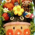 kasumimann's cooksnap of when they made ＊キャラ弁＊　バイキン頭巾なアンパンマン.