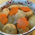 chikarin♡'s cooksnap of when they made 冬大根とがんもの煮物.