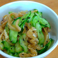 ちーまぐ's cooksnap of when they made ミミガーと胡瓜の和え物.
