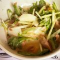 今市らぶ's cooksnap of when they made 混ぜるだけ*焼き鳥缶と水菜、卵のサラダ*.