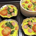 新妻あや's cooksnap of when they made 簡単！卵一つで可愛いお弁当用キッシュ.
