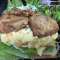 葉月優希's cooksnap of when they made 朝食に！唐揚げで作るチキン南蛮風サンド.