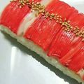 クーガー☆'s cooksnap of when they made カニカマで押し寿司風❤節約で美味しい.