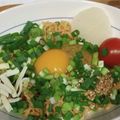 古賀竜一's cooksnap of when they made 簡単カルボナーラ風?!釜玉チキンラーメン.