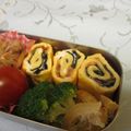 龍青空ママ's cooksnap of when they made 梅海苔卵焼き.