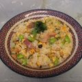 龍青空ママ's cooksnap of when they made 簡単！ごま油香る焼き鳥と卵の親子混ぜご飯.
