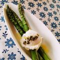カバゴン's cooksnap of when they made アスパラのグリル　ポーチドエッグ添え.
