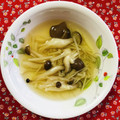 チェックのミニくま's cooksnap of when they made 簡単きのこのスープ.