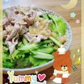 海理ママ's cooksnap of when they made 冷しゃぶうどん.