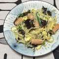 おはなすき's cooksnap of when they made ウインナーともやしとキクラゲの卵炒め.