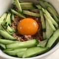 minitora's cooksnap of when they made 鯖缶のユッケ風.