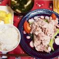 たぁープ〜's cooksnap of when they made 夏にさっぱり☆柔らか豚ロース肉の冷しゃぶ.