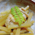 ＪＵＮちゃン's cooksnap of when they made ふきと油揚げの煮物.