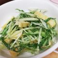 こずっぺ's cooksnap of when they made 水菜と油揚げのサラダ.