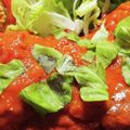 monjimari's cooksnap of when they made トマト煮込み豆腐入りハンバーグ.