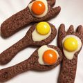 ＊祥愛＊'s cooksnap of when they made バレンタインに簡単ホケミ目玉焼きクッキー.