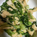 ちゃぎー's cooksnap of when they made 蕪のつまみ菜と油揚げの煮物.