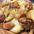 こざい's cooksnap of when they made じゃがいもとウインナーのチーズ焼き.