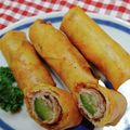 みっちゃん❇️68's cooksnap of when they made フライパンでズッキーニと豚バラ肉の春巻き.