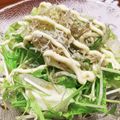 banbonmama's cooksnap of when they made ズボラなレタスとジャコのさっぱりサラダ.