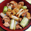 ムーミン☆ママ's cooksnap of when they made 丼弁当●長ネギと鶏むね肉の焼き鳥丼.