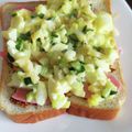 クックKOQ92X☆'s cooksnap of when they made 新玉葱&沢庵&胡瓜&卵の　タルタルソース.