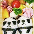 ＊Chay＊'s cooksnap of when they made 簡単キャラ弁＊運動会や遠足に♪全身パンダ.