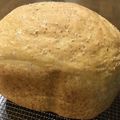 陸ケミ's cooksnap of when they made オートミール食パン　HB使用.