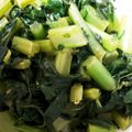 クックT2UTSA☆'s cooksnap of when they made シンプル美味しい！大根の葉のごま油炒め♪.