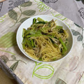 クック49L4Ho☆'s cooksnap of when they made ほうれん草としめじのパスタ.