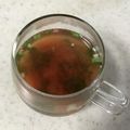 Ruriluru's cooksnap of when they made 即席！プチトマトのワカメスープ.