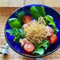 マルんちの丸顔's cooksnap of when they made 簡単♡揚げ麺サラダ♡.
