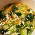 ひこぼし☆'s cooksnap of when they made ★チンゲン菜とカニカマの簡単スープ★.