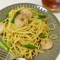 oharunon's cooksnap of when they made エビとアスパラのペペロンチーノ.