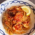 トモ２'s cooksnap of when they made 簡単美味しい☆タコのトマトソースパスタ.