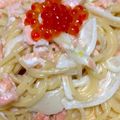 よっちゃん（╹◡╹）'s cooksnap of when they made 絶品！　サーモンクリームパスタ　♪.