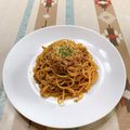 toradapiyo's cooksnap of when they made フライパンひとつdeミートソースパスタ.