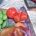 ちゃんねるゆみ's cooksnap of when they made 不器用でもOK！プチトマトのお花切り.