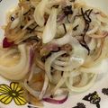 えみちょりん♪'s cooksnap of when they made 紫玉ねぎとキャベツの塩昆布炒め.