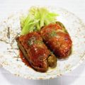 ＠迷子＠'s cooksnap of when they made 基本の＊ピーマンの肉詰め＊.