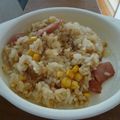 K/S's cooksnap of when they made コーンチャーハン.