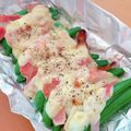 ☆３匹の子ぶた☆'s cooksnap of when they made 簡単♡スナップエンドウのチーズ焼き♬.